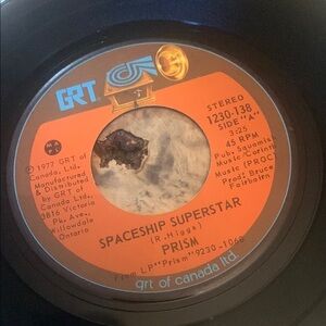 💥3/$20 Vintage Spaceship Superstar Vinyl Record 45 RPM